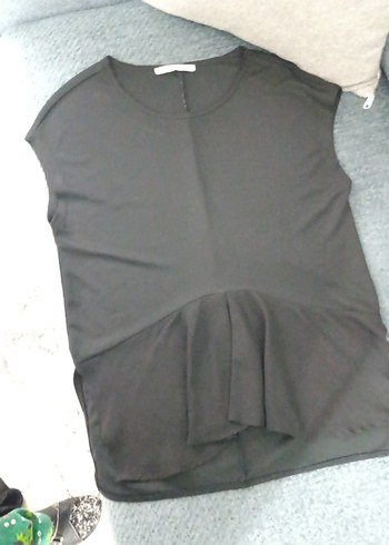 Gri Kolsuz bluz - Görsel 4