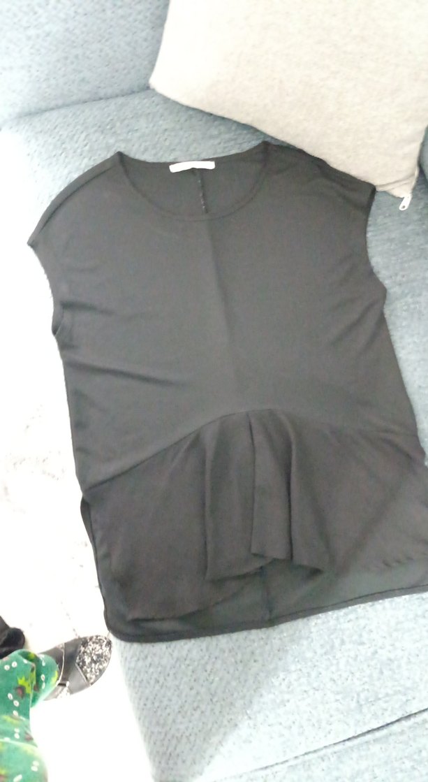 Gri Kolsuz bluz - Görsel 4