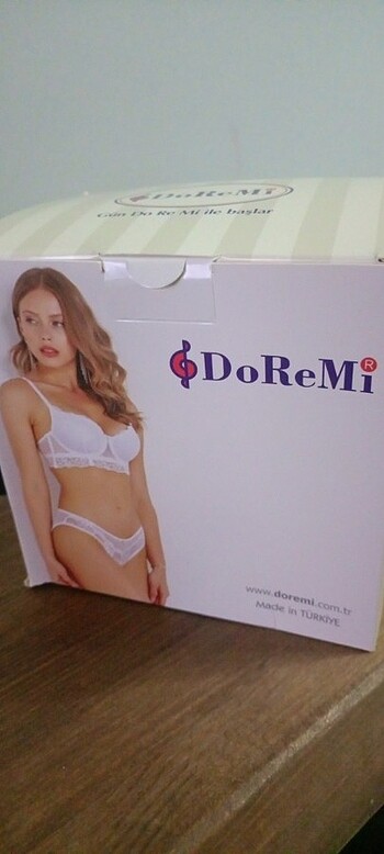 Doremi sütyen kilot takımı 85 beden destekli push up dolgulu be
