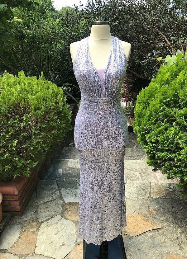 Sıfır Kol Şık Elbise - Görsel 3