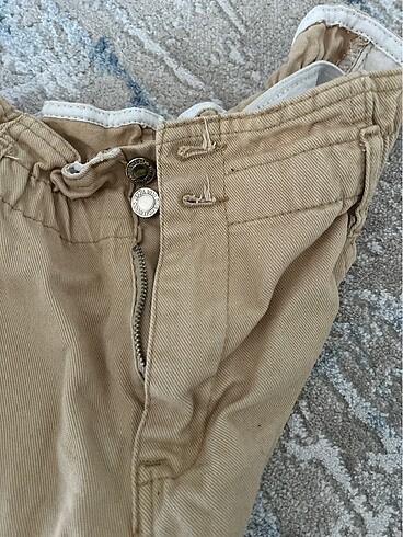 Krem Kot Pantolon - Görsel 2