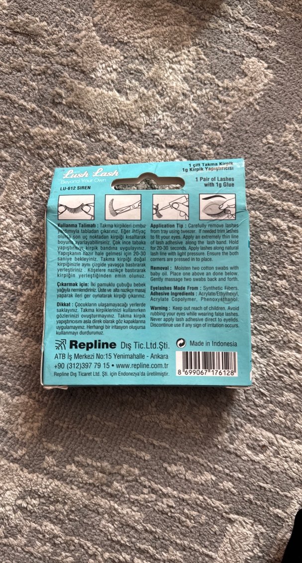 Lush Lash Siren %100 El Yapımı Takma Kirpik - Görsel 3