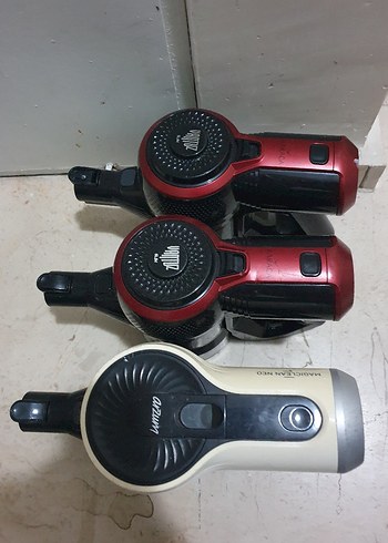 3 ADET ŞARJLI SÜPÜRGE GÖVDESİ SORUNSUZ