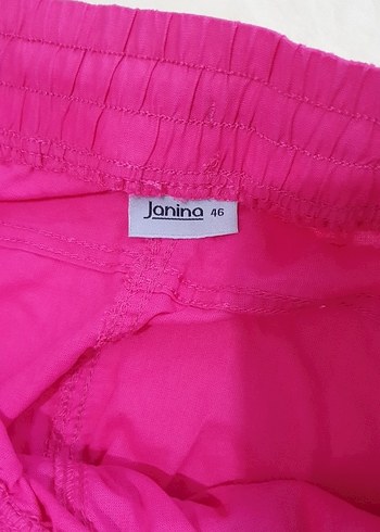 46 Beden pembe Renk Pembe Rahat Kesim Midi Kadın Pantolon