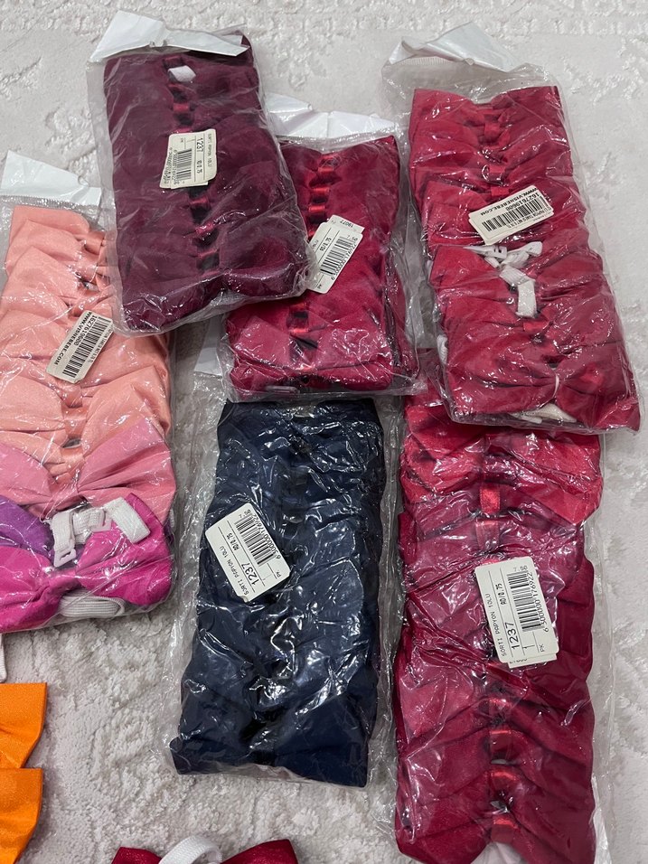 Çocuk Elastik Bağlamalı Renkli Papyon - Görsel 3