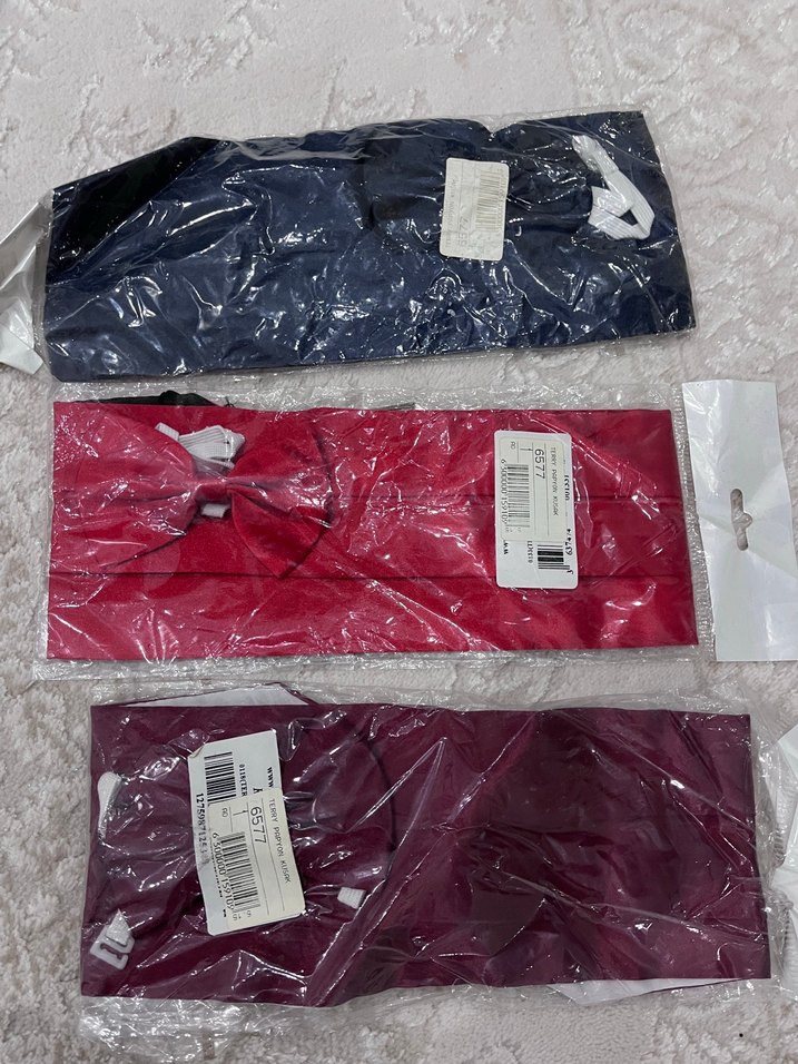 Çocuk Papyon kuşak seti - Görsel 2