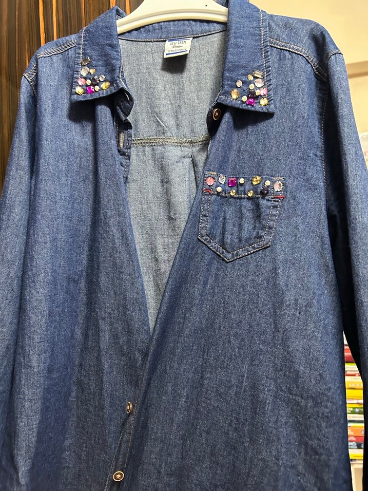 Düğmeli Mavi - Görsel 4