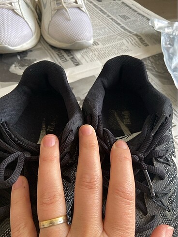 36,5 Beden siyah Renk Nike 36,5 spor ayakkabı tertemiz