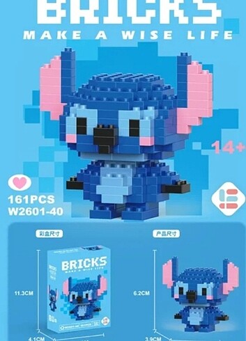 Diğer Bricks LinaBell ve Stitch Lego