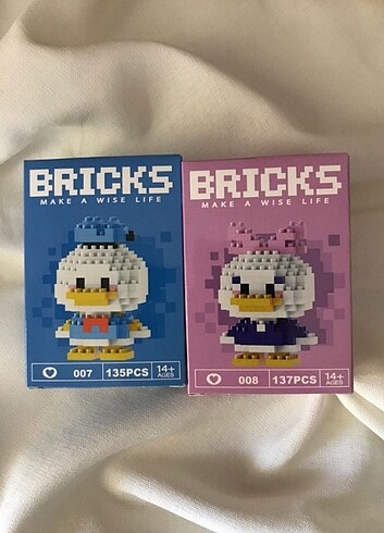 Bricks Disney Donald Duck ve Daisy Duck Lego 