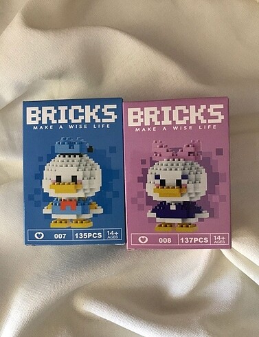 Bricks Disney Donald Duck Ve Daisy Duck Lego