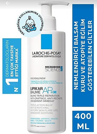 La Roche Posay lipikar baume nemlendirici