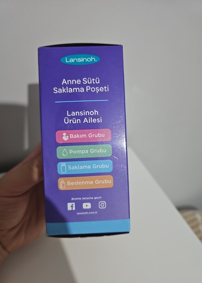 Lansinoh süt saklama poşeti 50'li - Görsel 3