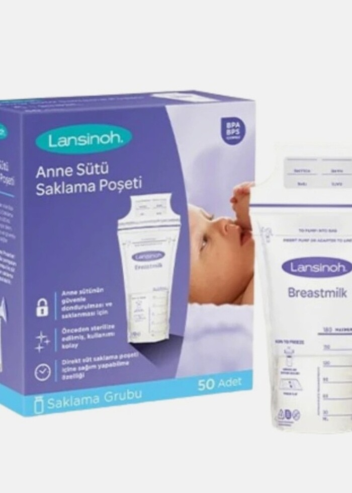 Lansinoh süt saklama poşeti 50'li - Görsel 5