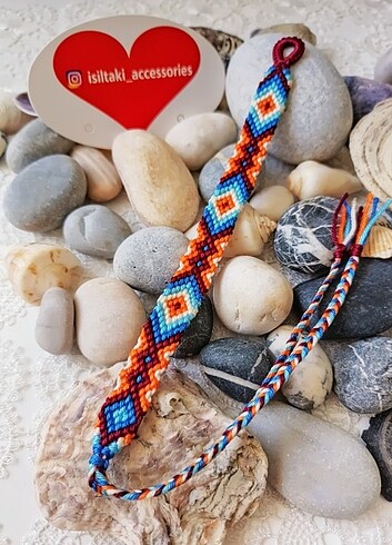 Beden çeşitli Renk Unisex makrome örme arkadaşlık bilekliği ve halhal
