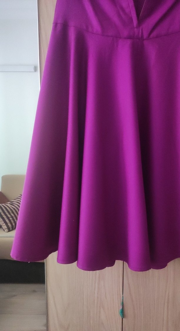 Mor  Midi Kadın Etek - Görsel 2