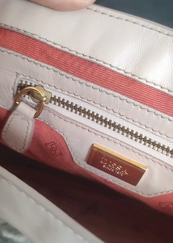 Desa Bej Deri Püsküllü Kadın Çanta - Görsel 4