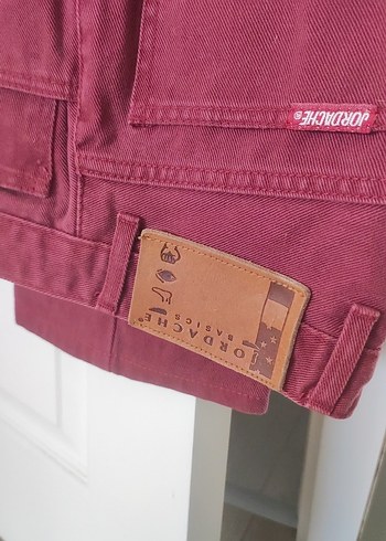 Bordo Jordache Amerikan orijinal kışlık  kot pantolon - Görsel 6