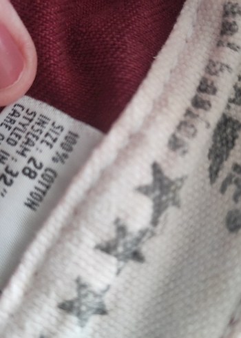 Bordo Jordache Amerikan orijinal kışlık  kot pantolon - Görsel 5