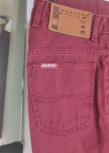 Bordo Jordache Amerikan orijinal kışlık  kot pantolon - Görsel 7