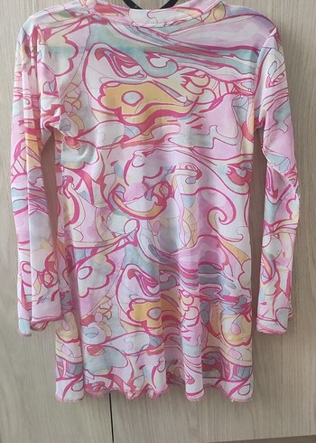 Pembe Batik Desenli  Tunik - Görsel 6