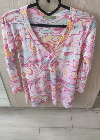 Pembe Batik Desenli  Tunik - Görsel 2