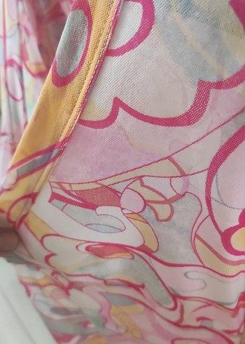 Pembe Batik Desenli  Tunik - Görsel 7