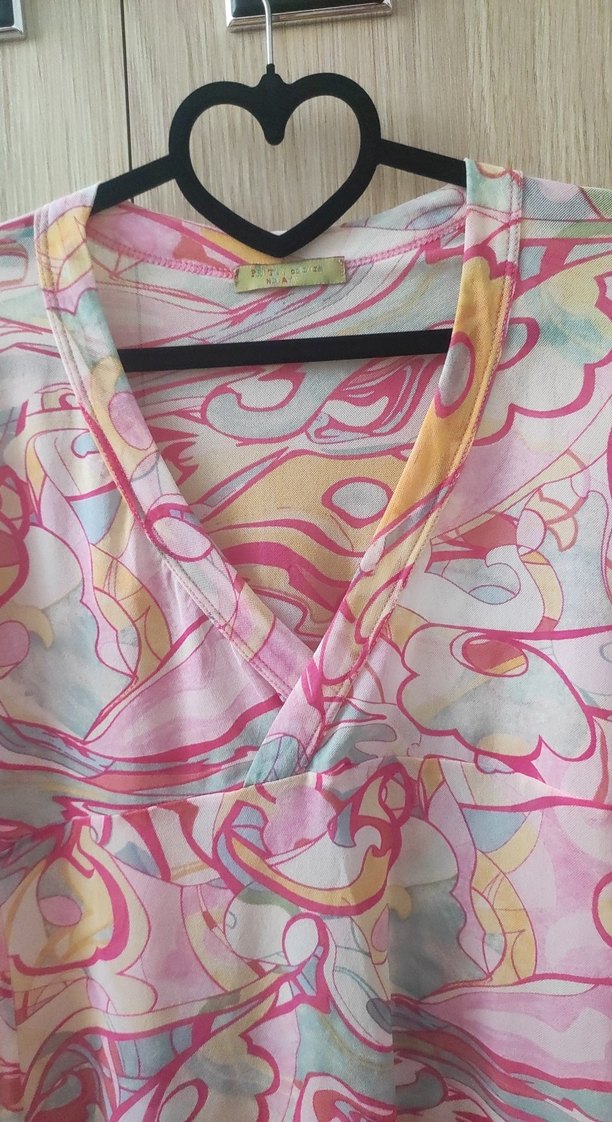 Pembe Batik Desenli  Tunik - Görsel 5