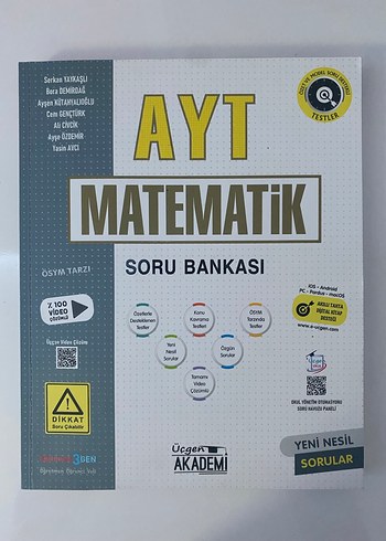 AYT Matematik Soru Bankası - Üçgen Akademi