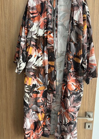 LC Waikiki Kadin Uzun Bohem Dokumlu Kimono