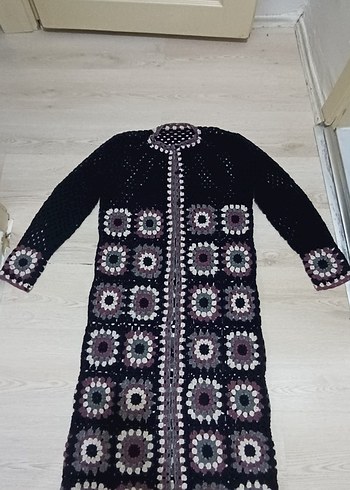 motifli Örgü Kadın Uzun Hırka son fiyat