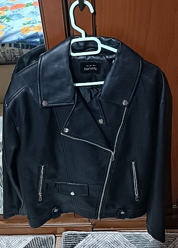 Oversize deri ceket 