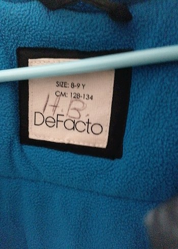 Erkek Çocuk Mavi Baskılı Kapüşonlu Mont - Görsel 4