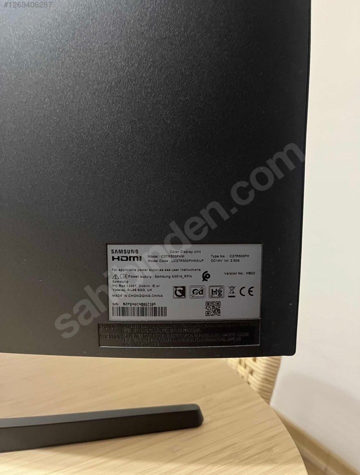 Samsung Curved 27 inc Monitör - Görsel 2