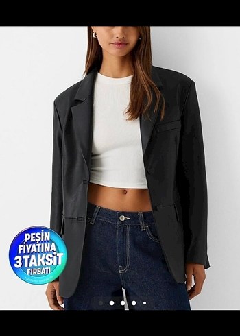 Bershka Deri Ceket - Görsel 6