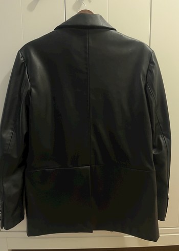 xs Beden Bershka Suni Deri Blazer Ceket