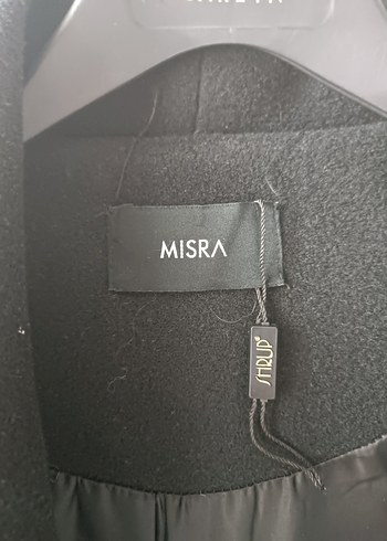 m Beden Siyah Kuşaklı Kadın Kaban
