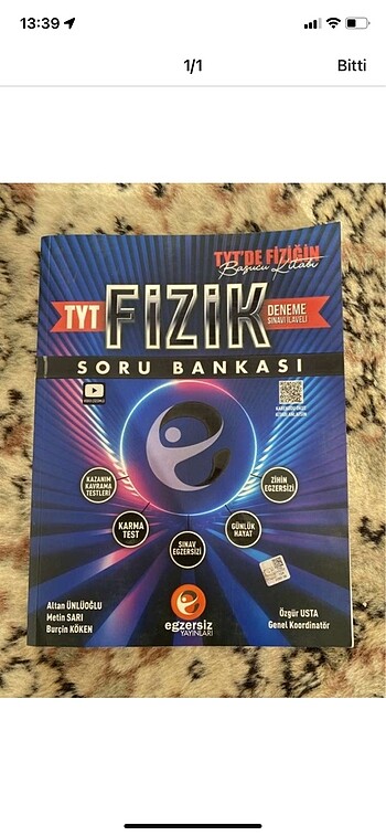 Tyt Fizik soru bankası