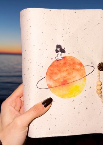 Kitap kılıfı
Turuncu Yıldızlı Gezegenli kitap kılıfı - Görsel 2