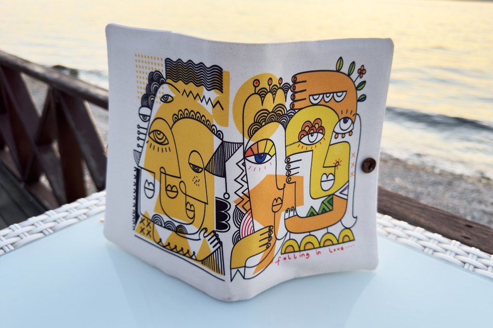 Kitap kılıfı 
Soyut Sanat Temalı Kitap Kılıfı - Görsel 2