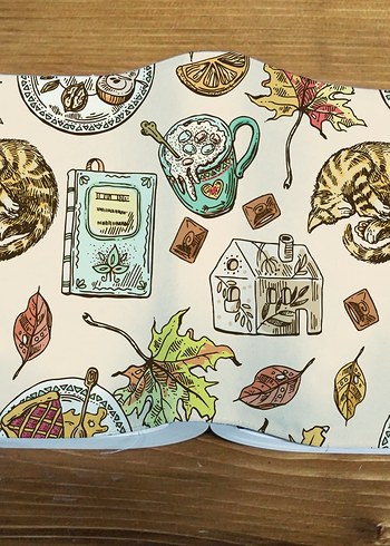 Kitap kılıfı 
Sonbahar Temalı kitap kılıfı - Görsel 2