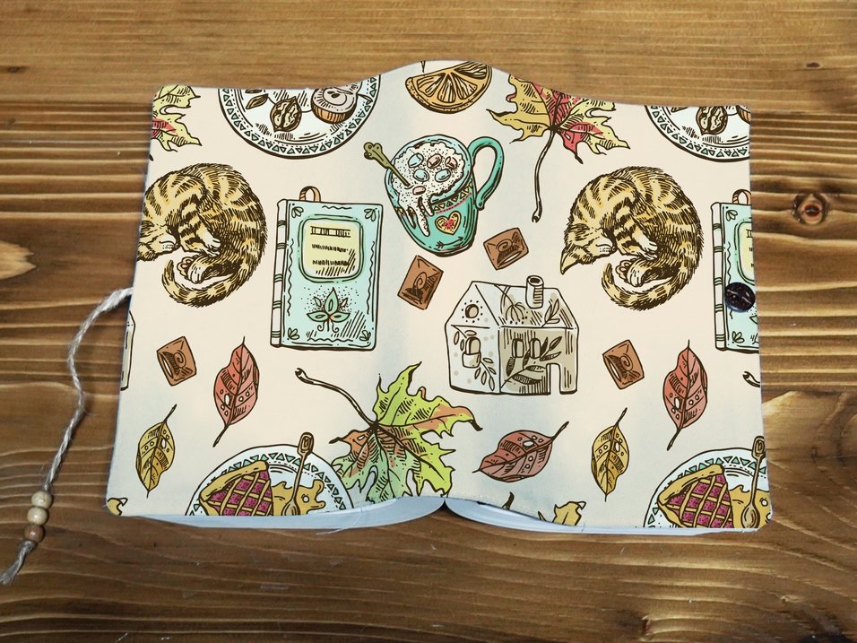 Kitap kılıfı 
Sonbahar Temalı kitap kılıfı - Görsel 2