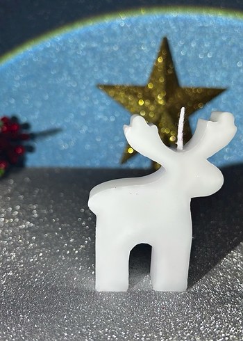 Renkli Yılbaşı Temalı Mum Seti - Görsel 3