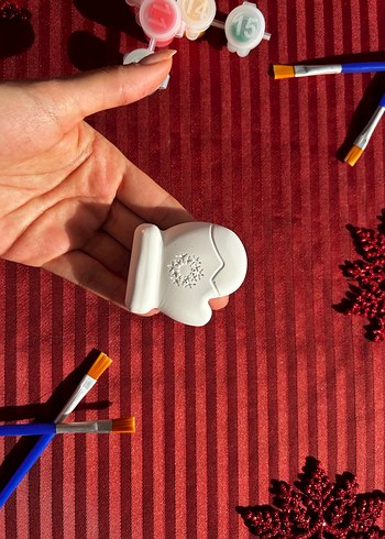 Taş Boyama Seti Karakterli Beyaz 1 set 2 figür - Görsel 4