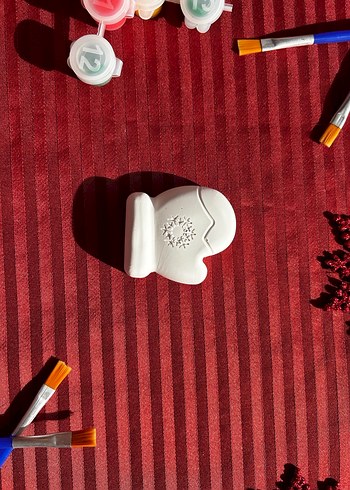 Taş Boyama Seti Karakterli Beyaz 1 set 2 figür - Görsel 2