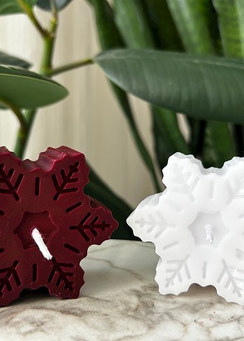 Renkli Noel Temalı Dekoratif Mum Seti - Görsel 3