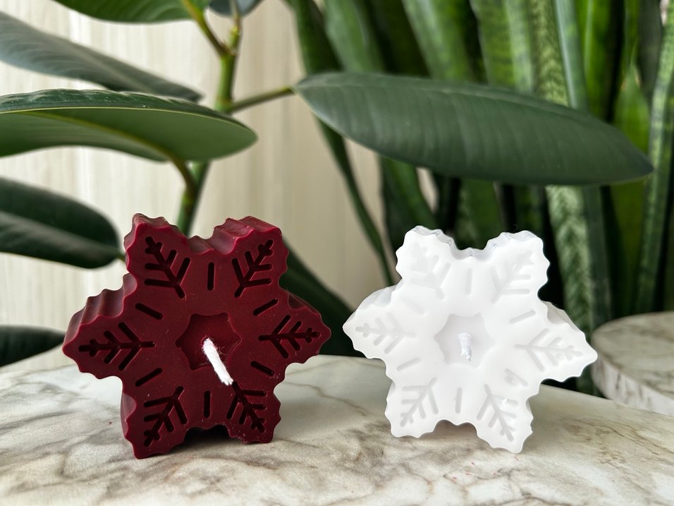 Renkli Noel Temalı Dekoratif Mum Seti - Görsel 3