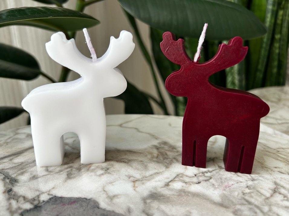 Renkli Noel Temalı Dekoratif Mum Seti - Görsel 2