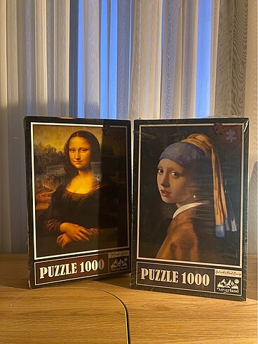 Beden Renk Leonardo da vinci mona lisa 1000 parça puzzle yapboz