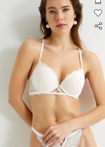 Koton bridal sütyen dolgulu sütyen push up koton destekli sütyen